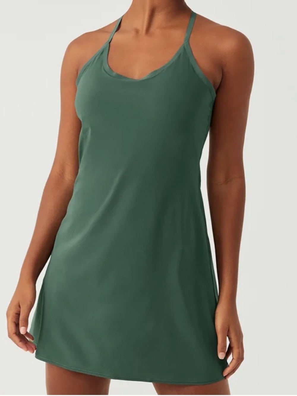 Outdoor Voices The Exercise Dress in Evergreen